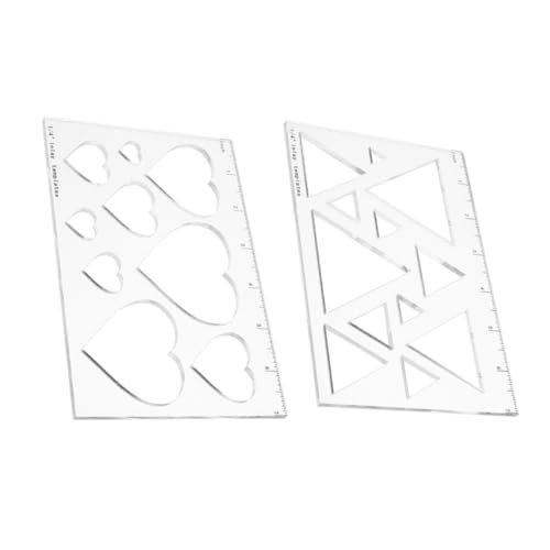 SEWACC 2 Stück Holzarbeiten Schneideleitfaden für Präzise Inlays Transparente Frässchablone für Profis und Diy Projekte SEWACC 2 Stück Holzarbeiten Schneideleitfaden für Präzise Inlays Transparente Frässchablone für Profis und Diy Projekte von SEWACC