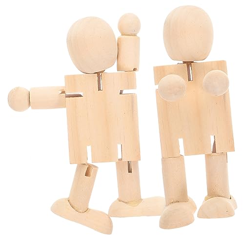 SEWACC 2 Stück Holzpuppen Diy Holzfiguren zum Bemalen Natürliche Holzmännchen als Kreative Desktop Deko Handbemalbare Bastelpuppen für Erwachsene Glatte Oberfläche zum Gestalten SEWACC 2 Stück Holzpuppen Diy Holzfiguren zum Bemalen Natürliche Holzmännchen als Kreative Desktop Deko Handbemalbare Bastelpuppen für Erwachsene Glatte Oberfläche zum Gestalten von SEWACC