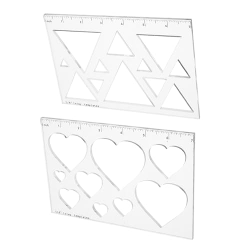 SEWACC 2 Stück Holzverarbeitung Präzisionsschneider Schablonen Router Guide für Diy Enthusiasten und Profis SEWACC 2 Stück Holzverarbeitung Präzisionsschneider Schablonen Router Guide für Diy Enthusiasten und Profis von SEWACC