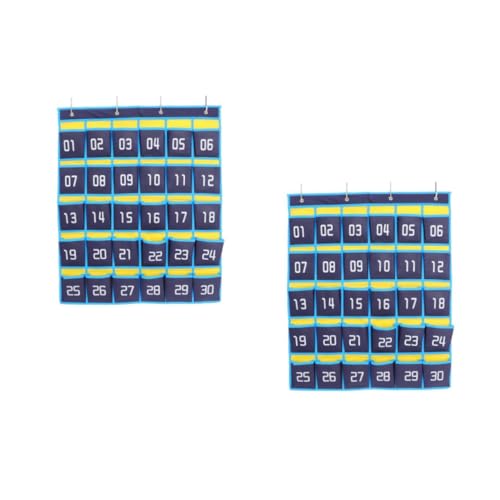 SEWACC 2 Stück Lehrerzimmer Aufbewahrungstasche Fächer Wand und Türhängend Robuster mit Doppellagiger Naht Nummerierte Taschen für Schnelles Vielseitiger Organizer für Klassenzimmer und SEWACC 2 Stück Lehrerzimmer Aufbewahrungstasche Fächer Wand und Türhängend Robuster mit Doppellagiger Naht Nummerierte Taschen für Schnelles Vielseitiger Organizer für Klassenzimmer und von SEWACC
