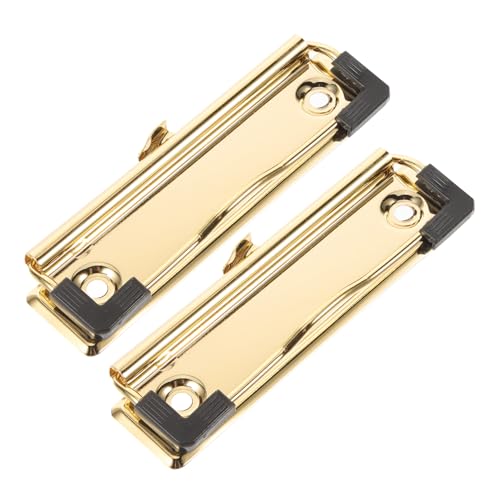 SEWACC 2 Stück Metall Clipboard Clips mit Starker Feder Rostfrei und Stabil für Schule Büro Zuhause Abnehmbar und Sicherer Halt von Dokumenten Vielseitig Einsetzbar als Klemmbrett Zubehör SEWACC 2 Stück Metall Clipboard Clips mit Starker Feder Rostfrei und Stabil für Schule Büro Zuhause Abnehmbar und Sicherer Halt von Dokumenten Vielseitig Einsetzbar als Klemmbrett Zubehör von SEWACC