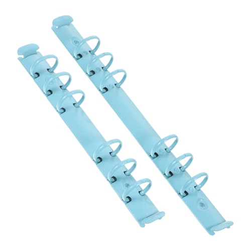 SEWACC 2 Stück Metallbinderspinen Stabile Buchbinderinge für Notizbuch und Planer Ordner Abnehmbare Lose Binder Clips für Büro und DIY Projekte SEWACC 2 Stück Metallbinderspinen Stabile Buchbinderinge für Notizbuch und Planer Ordner Abnehmbare Lose Binder Clips für Büro und DIY Projekte von SEWACC