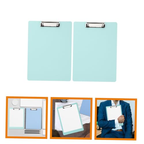 SEWACC 2 Stück Multifunktionale Klemmbrettmappe Teiliges Tragbares Schreibbrett mit Stabilem Clip Büro und Schulzubehör Geeignet für Lehrer und Büroangestellte Hellgrün SEWACC 2 Stück Multifunktionale Klemmbrettmappe Teiliges Tragbares Schreibbrett mit Stabilem Clip Büro und Schulzubehör Geeignet für Lehrer und Büroangestellte Hellgrün von SEWACC