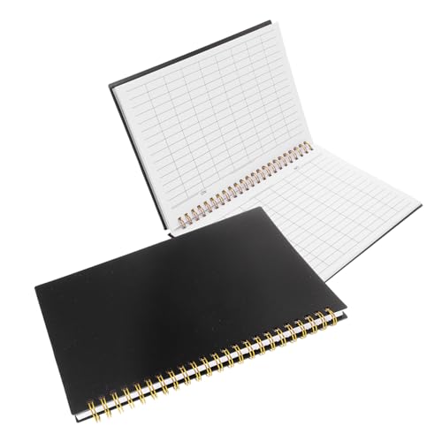 SEWACC 2 Stück Notizbuch für Persönliche Ausgabenverfolgung mit Vertikalem und Horizontalem Gitterdesign Wasserdichter Umschlag für Finanzmanagement und Buchhaltung SEWACC 2 Stück Notizbuch für Persönliche Ausgabenverfolgung mit Vertikalem und Horizontalem Gitterdesign Wasserdichter Umschlag für Finanzmanagement und Buchhaltung von SEWACC