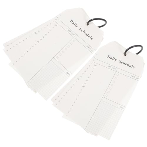 SEWACC 2 Stück Notizbuch täglicher notizplaner Notizblock für die Küche Tagesplanungsblock abreißen Notizblock zur Gewohnheitsverfolgung Tagesorganisator Erinnerungsnotiz Papier Weiß SEWACC 2 Stück Notizbuch täglicher notizplaner Notizblock für die Küche Tagesplanungsblock abreißen Notizblock zur Gewohnheitsverfolgung Tagesorganisator Erinnerungsnotiz Papier Weiß von SEWACC