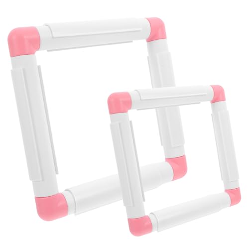 SEWACC 2 Stück Quadratische Stickrahmen Xin Xin Robuster Kunststoffrahmen für Vielseitiges DIY Nähen und Quilten Stabiler Quadratischer Stickbügel für Mehrere Projekte Gleichzeitig SEWACC 2 Stück Quadratische Stickrahmen Xin Xin Robuster Kunststoffrahmen für Vielseitiges DIY Nähen und Quilten Stabiler Quadratischer Stickbügel für Mehrere Projekte Gleichzeitig von SEWACC