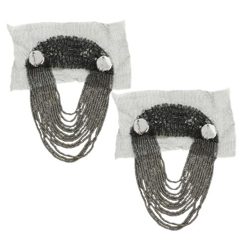 SEWACC 2 Stück Quasten Schulterklappen Quasten Gliederkette Epauletten Schulterverzierung Schulterpolster Für Anzüge SEWACC 2 Stück Quasten Schulterklappen Quasten Gliederkette Epauletten Schulterverzierung Schulterpolster Für Anzüge von SEWACC