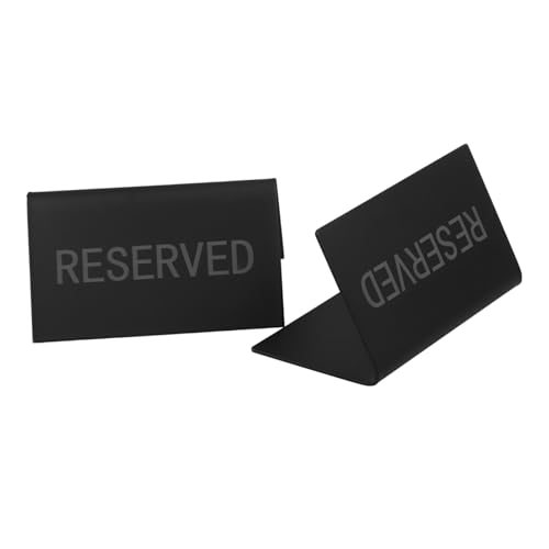SEWACC 2 Stück Reserviert Schilder Tischaufsteller Zeltform Stabil Leicht Einfach Für Restaurant Hochzeit Party Events SEWACC 2 Stück Reserviert Schilder Tischaufsteller Zeltform Stabil Leicht Einfach Für Restaurant Hochzeit Party Events von SEWACC