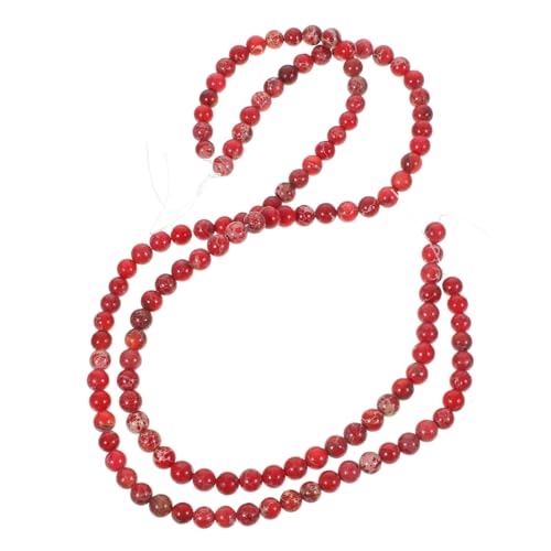 SEWACC 2 Stück Rotes Edelstein Armband Halbedelstein Perlen Schmuck Natürliche Steinperlen Handgefertigt für DIY Schmuckherstellung Modisches Accessoire für Damen und Geschenkideen SEWACC 2 Stück Rotes Edelstein Armband Halbedelstein Perlen Schmuck Natürliche Steinperlen Handgefertigt für DIY Schmuckherstellung Modisches Accessoire für Damen und Geschenkideen von SEWACC