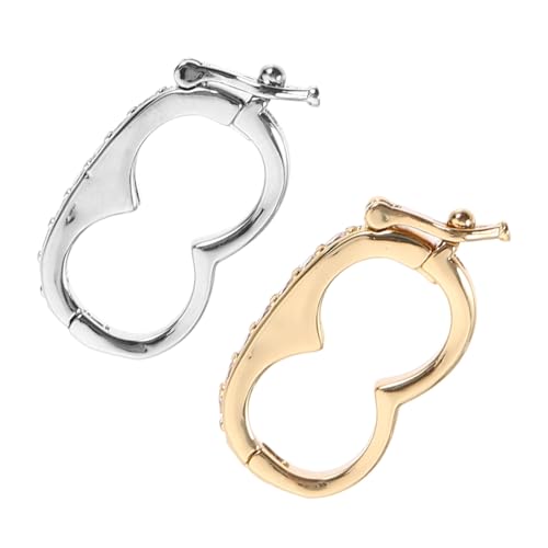 SEWACC 2 Stück Schmuck Mit Perlenschnalle Verkürzer Für Perlenketten Schließungen Halskettenverschlüsse Verstärker-halskette Kettenversteller Zum Kürzen Perlenkettenclip Kupfer von SEWACC