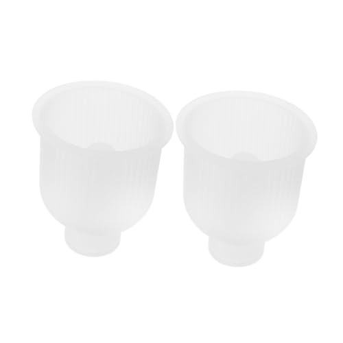 SEWACC 2 Stück Silikon Vase Gießform für Diy Kunsthandwerk Epoxidharz Form mit Kristallklarem Finish für Dekoration Aufbewahrung und Kreative Projekte von SEWACC