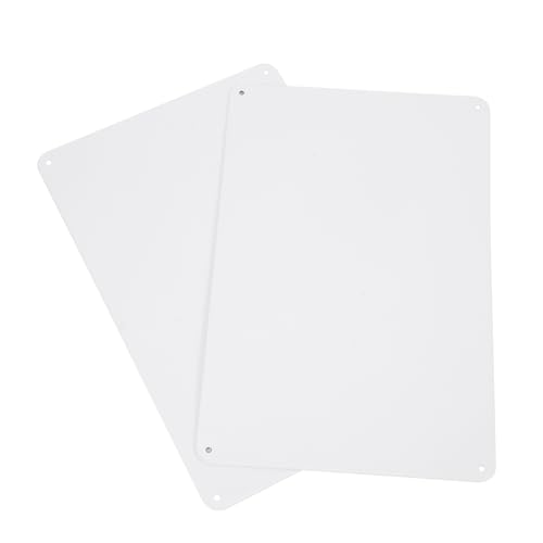 SEWACC 2 Stück Sublimations Metall Blank Schilder mit Vorgebohrten Löchern Leere Blechschilder zum Bemalen für Outdoor Vielseitig Nutzbar als Hofmarkierung oder Geschäftsschild Einfach SEWACC 2 Stück Sublimations Metall Blank Schilder mit Vorgebohrten Löchern Leere Blechschilder zum Bemalen für Outdoor Vielseitig Nutzbar als Hofmarkierung oder Geschäftsschild Einfach von SEWACC