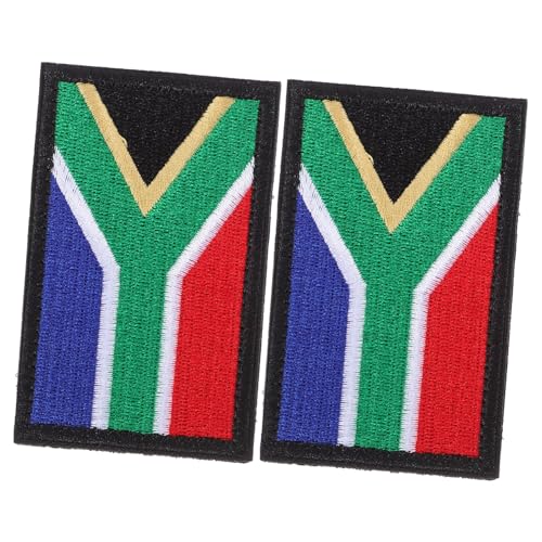 SEWACC 2 Stück Südafrika Flaggen Aufnäher Stoff Patch Arm Badge Patch für Kleidung Rucksack Dekoration Vielseitig Einsetzbar Langlebig und Auffällig SEWACC 2 Stück Südafrika Flaggen Aufnäher Stoff Patch Arm Badge Patch für Kleidung Rucksack Dekoration Vielseitig Einsetzbar Langlebig und Auffällig von SEWACC