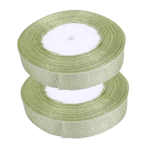 SEWACC 2 Stück Teiliges Breites Dekoband in Hellgrün Dünnes Geschenkband mit Feiner Textur Strapazierfähig und Vielseitig für Geschenkverpackung Haarbänder DIY Bastelprojekte und SEWACC 2 Stück Teiliges Breites Dekoband in Hellgrün Dünnes Geschenkband mit Feiner Textur Strapazierfähig und Vielseitig für Geschenkverpackung Haarbänder DIY Bastelprojekte und von SEWACC
