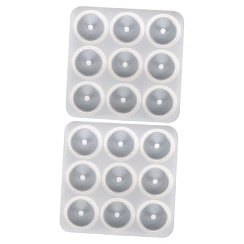 SEWACC 2 Stück Teiliges DIY Silikonform für Anhänger Flexible Epoxidharz Gießform Langlebig Reißfest Leicht zu Entformen für Sicherheitsknopf Halsketten Schmuckherstellung SEWACC 2 Stück Teiliges DIY Silikonform für Anhänger Flexible Epoxidharz Gießform Langlebig Reißfest Leicht zu Entformen für Sicherheitsknopf Halsketten Schmuckherstellung von SEWACC