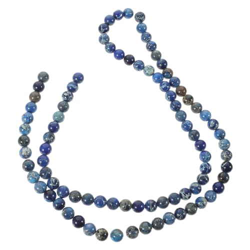 SEWACC 2 Stück Teiliges Edelsteinperlen Armbänder Blaue Steinperlen Rund Glatt Komfortabel Verstellbar für DIY Schmuckherstellung Geschenkidee für Damen Herren SEWACC 2 Stück Teiliges Edelsteinperlen Armbänder Blaue Steinperlen Rund Glatt Komfortabel Verstellbar für DIY Schmuckherstellung Geschenkidee für Damen Herren von SEWACC