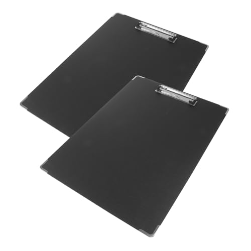 SEWACC 2 Stück Teiliges Klemmbrett aus Robustem Kunststoff Wasserfestes Schreib und Zeichenbrett mit Metallclip Leichtes Tragbares Sketchboard für Schule Büro und Kreatives Zeichnen SEWACC 2 Stück Teiliges Klemmbrett aus Robustem Kunststoff Wasserfestes Schreib und Zeichenbrett mit Metallclip Leichtes Tragbares Sketchboard für Schule Büro und Kreatives Zeichnen von SEWACC