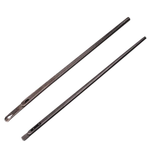 SEWACC 2 Stück Teiliges Ledernadel mit Einzel und Doppel Stahl Ledernadeln für Vielseitiges Lederhandwerk Werkzeug für DIY Lederprojekte und Lederschnurarbeiten von SEWACC