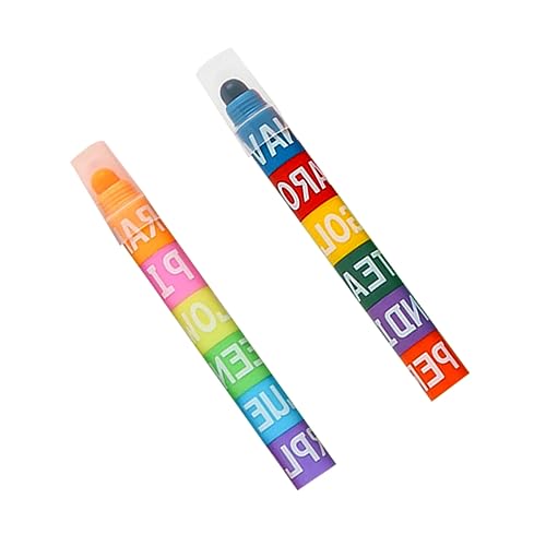 SEWACC 2 Stück Teiliges Marker Pen Bunte Langlebige Notizstifte Vielseitige DIY Textmarker für Schule Büro Zeichnung und Tagebuch aus Hochwertigem Schnelltrocknend Modisch SEWACC 2 Stück Teiliges Marker Pen Bunte Langlebige Notizstifte Vielseitige DIY Textmarker für Schule Büro Zeichnung und Tagebuch aus Hochwertigem Schnelltrocknend Modisch von SEWACC