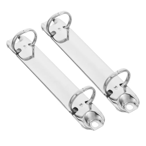 SEWACC 2 Stück Teiliges Metall ordnerklammern aus Robustem Eisen Vielseitige Lose Binder Clips für Aktenorganisation Notizbücher und Planer Langlebige Runde Ringbinder mit SEWACC 2 Stück Teiliges Metall ordnerklammern aus Robustem Eisen Vielseitige Lose Binder Clips für Aktenorganisation Notizbücher und Planer Langlebige Runde Ringbinder mit von SEWACC