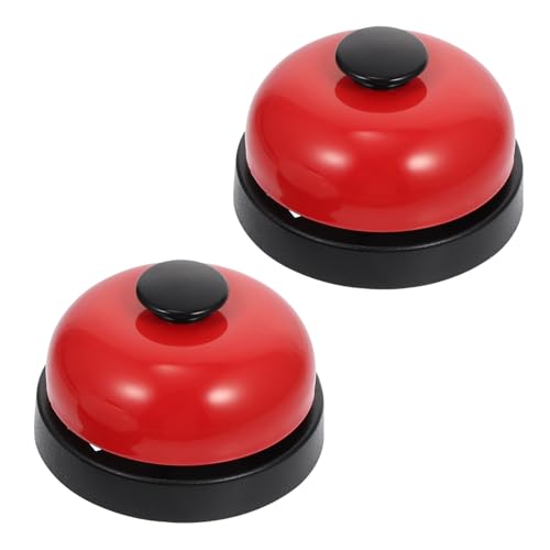 SEWACC 2 Stück Teiliges Service und Spielklingel Langlebige Kundenklingel mit Kompaktem Design für Schreibtisch für Schnelle Reaktionsspiele und Praktische Nutzung im Restaurant oder von SEWACC