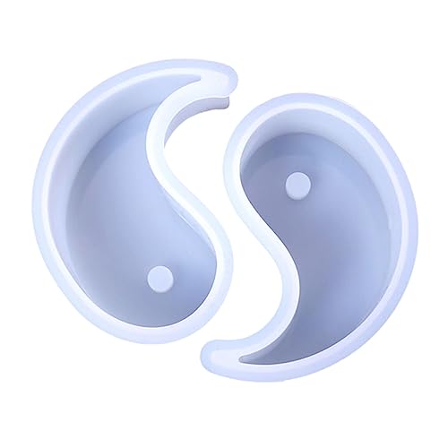 SEWACC 2 Stück Teiliges Tai Chi Silikonform Kerzengießform Flexibel Sicher DIY Duftkerzen Seifenformen Multifunktional Einfach zu Entformen für Handwerk und Heimdekoration Geeignet SEWACC 2 Stück Teiliges Tai Chi Silikonform Kerzengießform Flexibel Sicher DIY Duftkerzen Seifenformen Multifunktional Einfach zu Entformen für Handwerk und Heimdekoration Geeignet von SEWACC