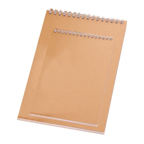 SEWACC 2 Stück Teiliges Vintage Leeres Zeichenbuch mit Spiralbindung Robustes Hardcover für Studenten und Künstler Abriebfestes Papier für Marker und Zeichnungen Perfektes für Kreative SEWACC 2 Stück Teiliges Vintage Leeres Zeichenbuch mit Spiralbindung Robustes Hardcover für Studenten und Künstler Abriebfestes Papier für Marker und Zeichnungen Perfektes für Kreative von SEWACC