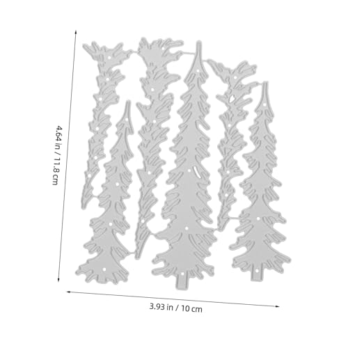 SEWACC 2 Stück Teiliges Weihnachtsbaum Metall Stanzformen für DIY Prägung Präzise Schneideklingen aus Carbonstahl Kompatibel mit Papier Stoff Metall für Karten Scrapbooking Dekoration SEWACC 2 Stück Teiliges Weihnachtsbaum Metall Stanzformen für DIY Prägung Präzise Schneideklingen aus Carbonstahl Kompatibel mit Papier Stoff Metall für Karten Scrapbooking Dekoration von SEWACC