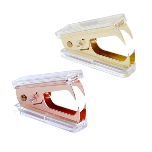 SEWACC 2 Stück Transparente Heftklammerentferner aus Acryl Glatter Mechanismus Praktisches Buchbindewerkzeug für Büro und Schule Handlich und Einfach zu Bedienen Zufällige Farbe SEWACC 2 Stück Transparente Heftklammerentferner aus Acryl Glatter Mechanismus Praktisches Buchbindewerkzeug für Büro und Schule Handlich und Einfach zu Bedienen Zufällige Farbe von SEWACC