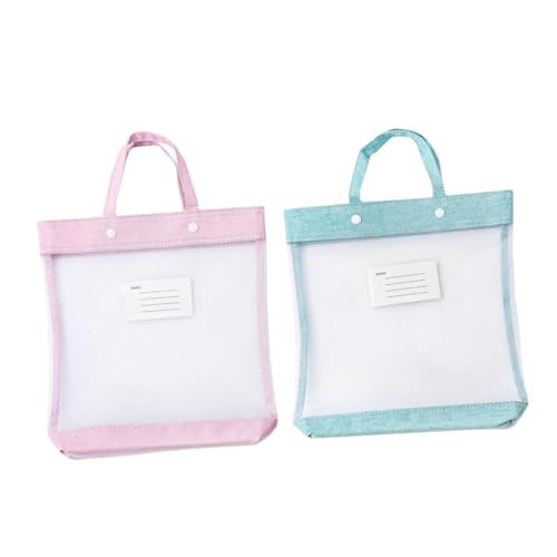 SEWACC 2 Stück Transparente Leichte Dokumententaschen mit Druckknopfverschluss Handliche Nylon Organizer für Schüler Lehrer und Büro Große Kapazität Tragbar und Praktisch SEWACC 2 Stück Transparente Leichte Dokumententaschen mit Druckknopfverschluss Handliche Nylon Organizer für Schüler Lehrer und Büro Große Kapazität Tragbar und Praktisch von SEWACC