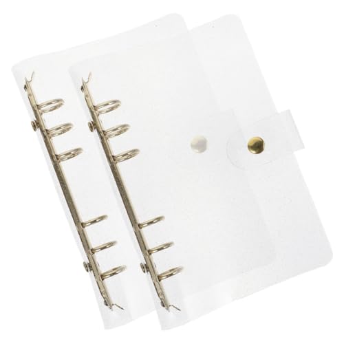 SEWACC 2 Stück Transparente PVC Binder Hülle Aktivierbar Wiederbefüllbar Strapazierfähige Büro Ordner Schutzhülle für Reise und Handliches Notizbuch SEWACC 2 Stück Transparente PVC Binder Hülle Aktivierbar Wiederbefüllbar Strapazierfähige Büro Ordner Schutzhülle für Reise und Handliches Notizbuch von SEWACC