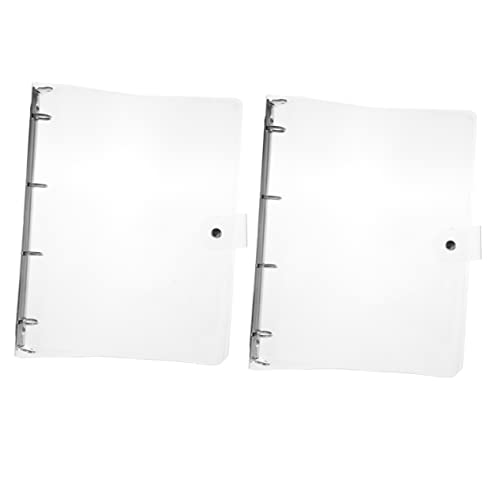 SEWACC 2 Stück Transparente Ringordner Leichte Notizbuchhüllen mit Snap Button Strapazierfähige Notebook Binder Covers Rutschfest Vielseitig für Büro und Schule Geeignet SEWACC 2 Stück Transparente Ringordner Leichte Notizbuchhüllen mit Snap Button Strapazierfähige Notebook Binder Covers Rutschfest Vielseitig für Büro und Schule Geeignet von SEWACC