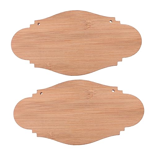 SEWACC 2 Stück Unfertige Hängende Holzschilder Blanko Holzplättchen zum Basteln Diy Dekorationen Rustikale Holzschilder für Laden Tür Garten Büro Feier SEWACC 2 Stück Unfertige Hängende Holzschilder Blanko Holzplättchen zum Basteln Diy Dekorationen Rustikale Holzschilder für Laden Tür Garten Büro Feier von SEWACC