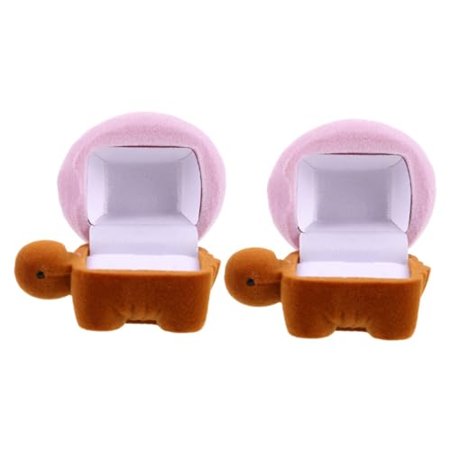 SEWACC 2 Stück Weich Gefütterte Kompakte Reisebox für Ringe und Ohrstecker Schmuckaufbewahrung für Hochzeiten und Verlobungen SEWACC 2 Stück Weich Gefütterte Kompakte Reisebox für Ringe und Ohrstecker Schmuckaufbewahrung für Hochzeiten und Verlobungen von SEWACC