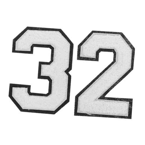 SEWACC 2 Stück Weiße Chenille zahlen patches zum Aufbügeln Nummerische Aufnäher für Kleidung Hüte Jeans Socken Langlebige Weiche DIY Applikationen für Teamuniformen und Reparaturen SEWACC 2 Stück Weiße Chenille zahlen patches zum Aufbügeln Nummerische Aufnäher für Kleidung Hüte Jeans Socken Langlebige Weiche DIY Applikationen für Teamuniformen und Reparaturen von SEWACC