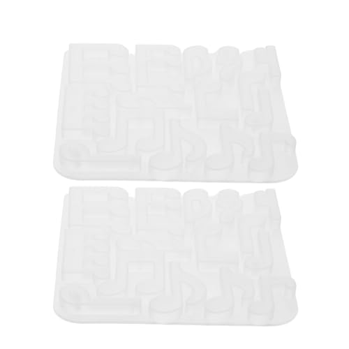 SEWACC 2 Stücke Diy Werkzeug für Schmuckanhänger Flexible und Langlebige Gießform für Diy Handwerksprojekte Einfach zu Bedienen für Altersgruppen von SEWACC