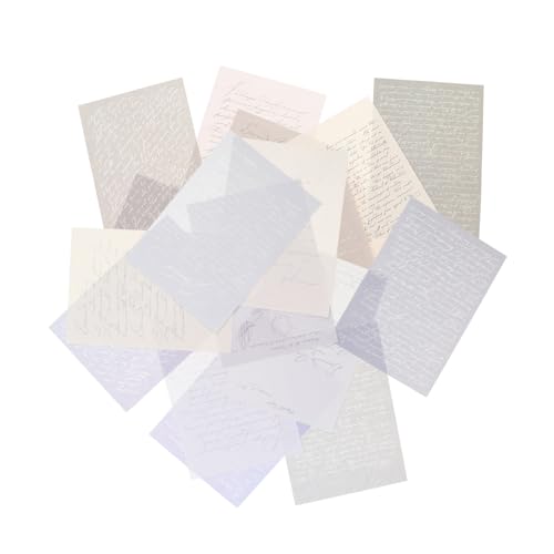 SEWACC 20 Blatt Hand Account Papier für Diy Bastelprojekte Dekoratives Papier für Journaling und Kreative Collagen Hochwertiges Material für Persönliche Gestaltung und Notizen von SEWACC