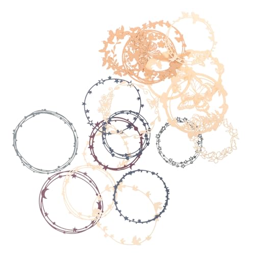 SEWACC 20 Blatt Hohlrahmen mit Blumenmuster Schmetterlingen und Blättern für Scrapbooking Diy Journaling und Kreative Hochzeitsprojekte SEWACC 20 Blatt Hohlrahmen mit Blumenmuster Schmetterlingen und Blättern für Scrapbooking Diy Journaling und Kreative Hochzeitsprojekte von SEWACC