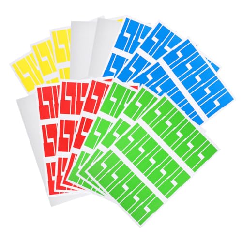 SEWACC 20 Blatt Selbstklebende Bedruckbare Kabelbeschriftungen in Farben Langlebige Kabelorganizer Etiketten zur Kabelkennzeichnung und Kabelmanagement für Büro und Zuhause SEWACC 20 Blatt Selbstklebende Bedruckbare Kabelbeschriftungen in Farben Langlebige Kabelorganizer Etiketten zur Kabelkennzeichnung und Kabelmanagement für Büro und Zuhause von SEWACC