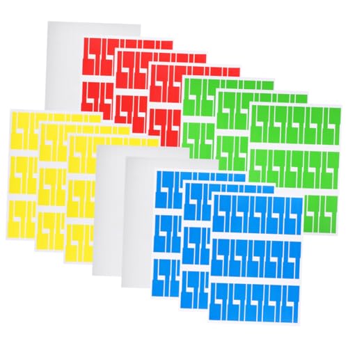 SEWACC 20 Blatt Selbstklebende Kabel Etiketten Bunt Beschreibbar Kabelkennzeichnung Kabelorganizer für Büro und Schule Kabelmanagement Aufkleber zur Einfachen Kabelidentifikation SEWACC 20 Blatt Selbstklebende Kabel Etiketten Bunt Beschreibbar Kabelkennzeichnung Kabelorganizer für Büro und Schule Kabelmanagement Aufkleber zur Einfachen Kabelidentifikation von SEWACC
