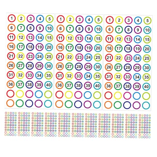 SEWACC 20 Blatt Selbstklebende Zahlenaufkleber Farbige Nummernaufkleber Nummerierungsetiketten Für Lager Organisation Büro Schule DIY Nummern Aufkleben SEWACC 20 Blatt Selbstklebende Zahlenaufkleber Farbige Nummernaufkleber Nummerierungsetiketten Für Lager Organisation Büro Schule DIY Nummern Aufkleben von SEWACC