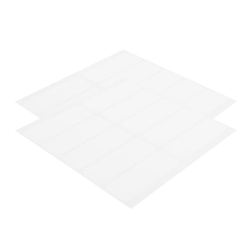 SEWACC 20 Stück Aufbügelbare Waschbare Textiletiketten Selbstbeschriften Vielseitige Beschreibbare Stoffetiketten für Kleidung Einfache Anbringung Robuste Namensschilder von SEWACC