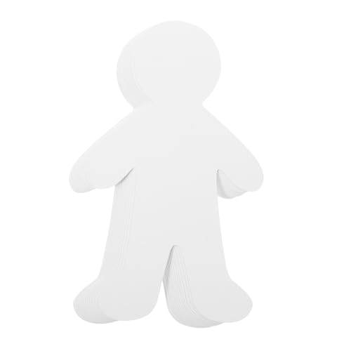 SEWACC 20 Stück Blanko Papierfiguren Weiß Bastelvorlagen Robustem Karton für Kreative Diy Projekte Geeignet für Kindergarten und Zuhause SEWACC 20 Stück Blanko Papierfiguren Weiß Bastelvorlagen Robustem Karton für Kreative Diy Projekte Geeignet für Kindergarten und Zuhause von SEWACC