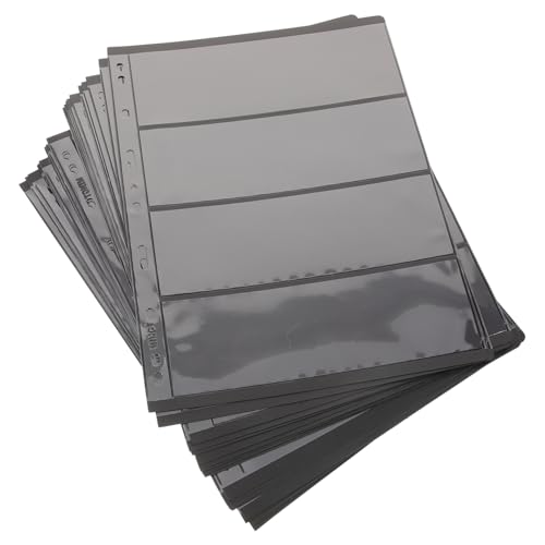 SEWACC 20 Stück Briefmarken Seiten Album Binder für Aufbewahrung von Sammelkarten Transparentes Design Geeignet für Briefmarken Gaming Karten Fotos und Mehr Langlebig und Schützend SEWACC 20 Stück Briefmarken Seiten Album Binder für Aufbewahrung von Sammelkarten Transparentes Design Geeignet für Briefmarken Gaming Karten Fotos und Mehr Langlebig und Schützend von SEWACC