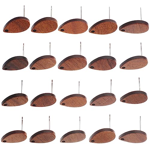 SEWACC 20 Stück DIY Ohrring Rohlinge Holz Ohrstecker Blanko Ohrring Pins für Schmuckherstellung Leichtes und Glattes Material für Persönliche und Professionelle Anwendungen SEWACC 20 Stück DIY Ohrring Rohlinge Holz Ohrstecker Blanko Ohrring Pins für Schmuckherstellung Leichtes und Glattes Material für Persönliche und Professionelle Anwendungen von SEWACC
