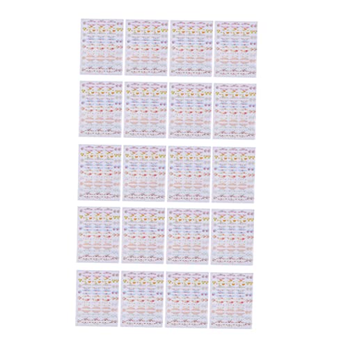 SEWACC 20 Stück Diy Bunte Aufkleber für Ätherische Ölflaschen Selbstklebende Etiketten für Kosmetik Wetterfest und Beschreibbar für Flaschen und Gläser von SEWACC