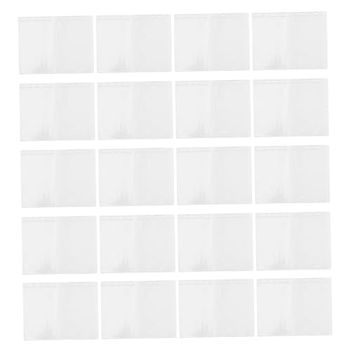SEWACC 20 Stück Dokumentenaufbewahrung für Notizbuch Klarsichthüllen für Rechnungen und Geldorganisation von SEWACC