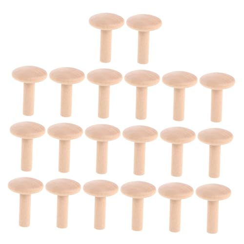 SEWACC 20 Stück Förmige Holz Dübel aus Naturholz Kleine Holzstifte für DIY Bastelprojekte Möbelreparatur und Kinderhandwerk Robuste Holzverbindung für Präzises Arbeiten und Gestalten SEWACC 20 Stück Förmige Holz Dübel aus Naturholz Kleine Holzstifte für DIY Bastelprojekte Möbelreparatur und Kinderhandwerk Robuste Holzverbindung für Präzises Arbeiten und Gestalten von SEWACC