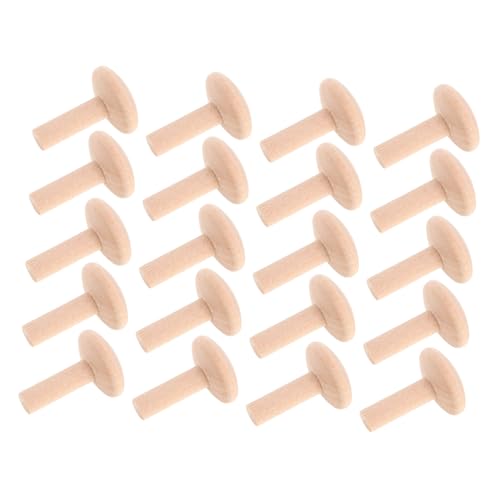 SEWACC 20 Stück Förmige Holzdübel aus Natürlichem Hartholz Kleine Runde Holzstifte für Möbel Präzise Handwerksprojekte DIY Bastelzubehör Kinderfreundliche Kreative Holzstecker SEWACC 20 Stück Förmige Holzdübel aus Natürlichem Hartholz Kleine Runde Holzstifte für Möbel Präzise Handwerksprojekte DIY Bastelzubehör Kinderfreundliche Kreative Holzstecker von SEWACC