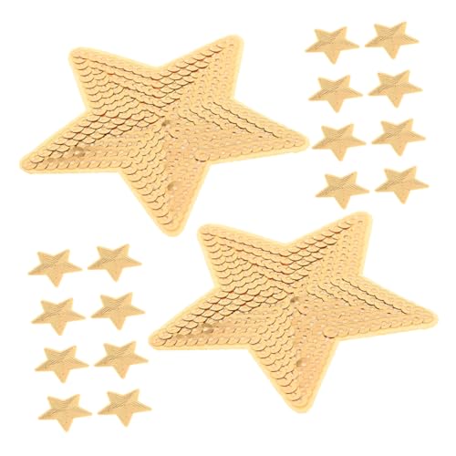 SEWACC 20 Stück Fünf-Punkte-Sternpatch mit Pailletten Applikationen für Kleidung Paillettenflicken zum Aufbügeln Pailletten aufnähen Sternenpatches zum Aufnähen Stoff Khaki SEWACC 20 Stück Fünf-Punkte-Sternpatch mit Pailletten Applikationen für Kleidung Paillettenflicken zum Aufbügeln Pailletten aufnähen Sternenpatches zum Aufnähen Stoff Khaki von SEWACC